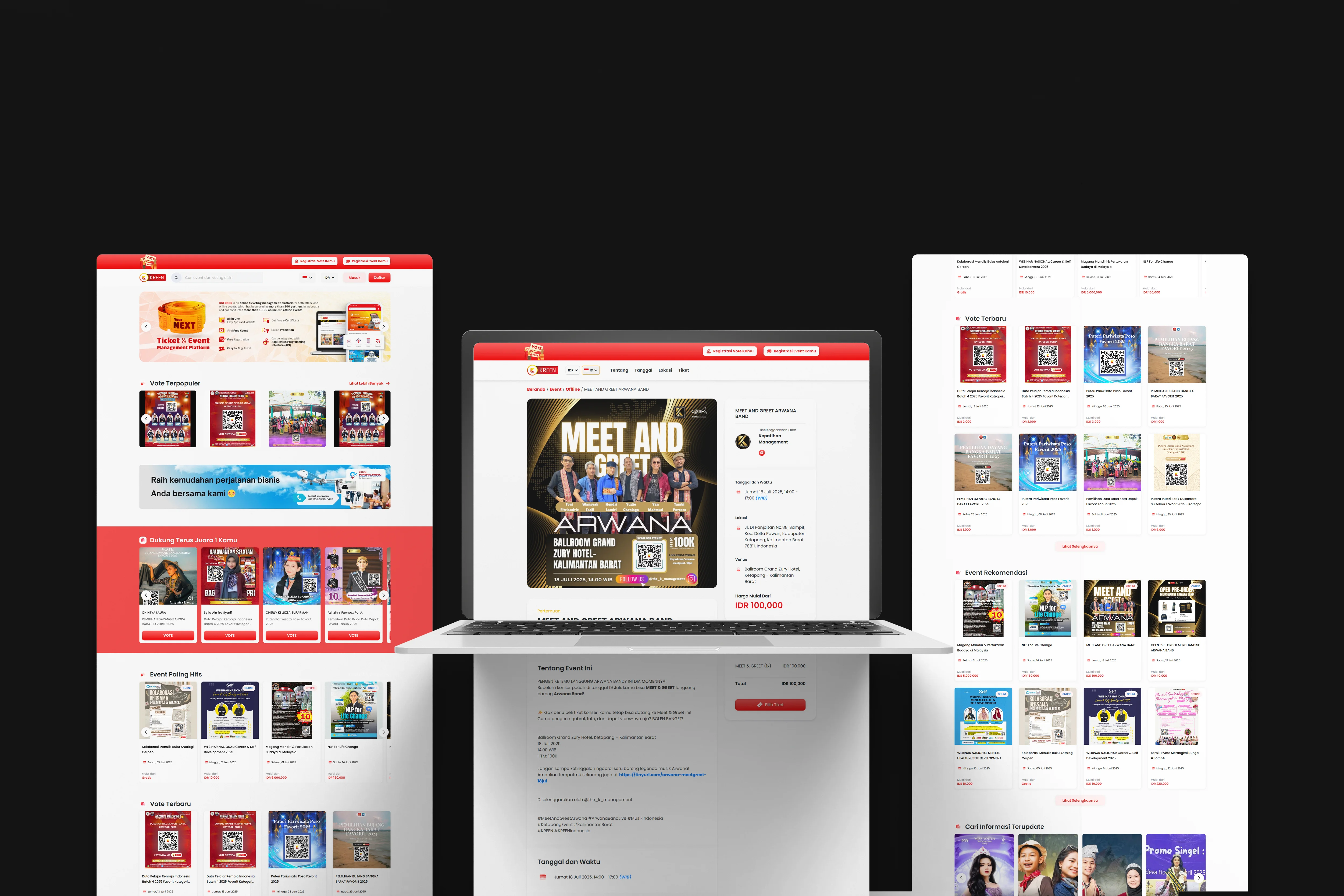 Kreen | Seamless Ticketing Online & Voting