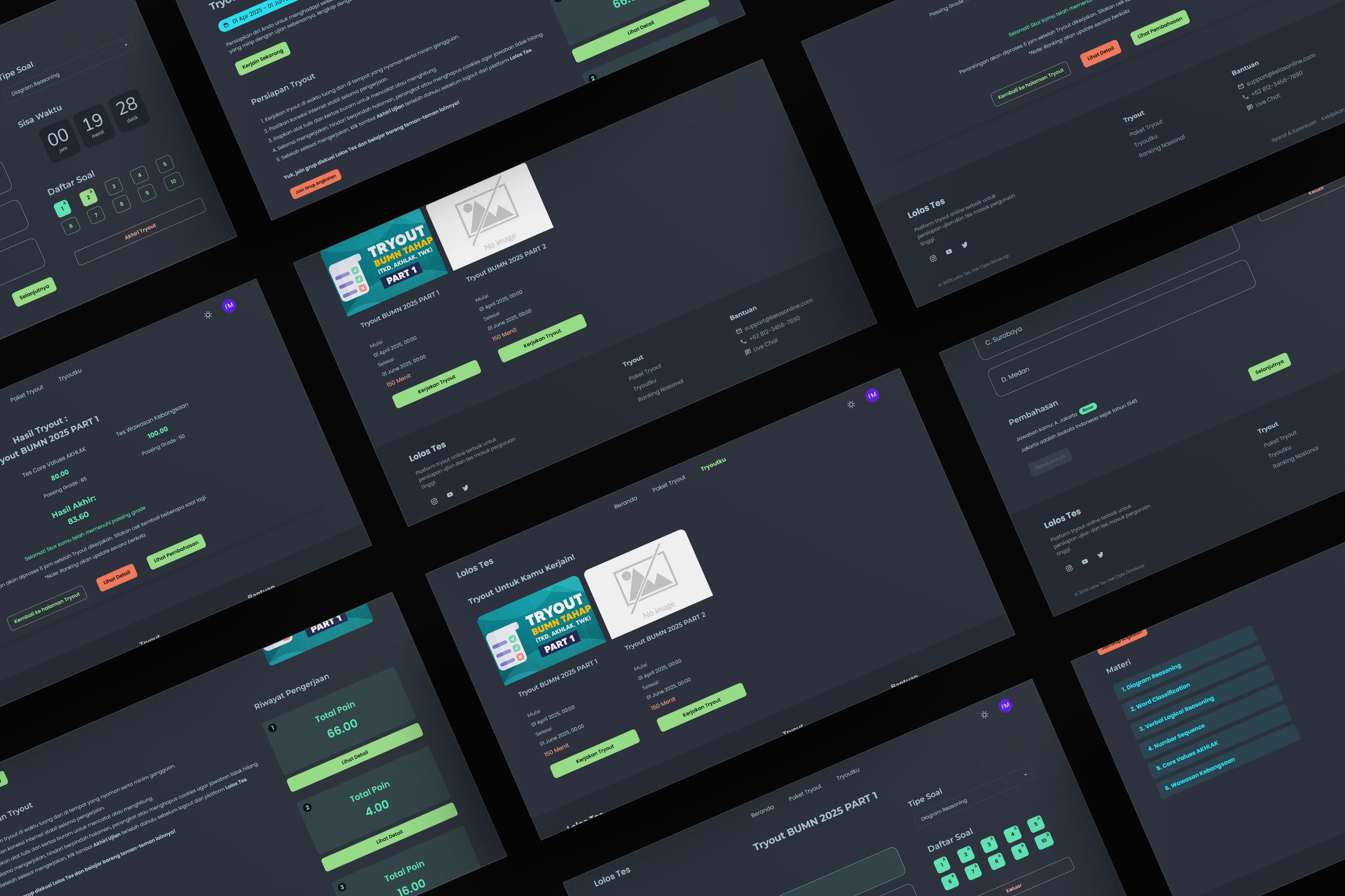 Lolos Tes | Online Tryout and Learning Platform